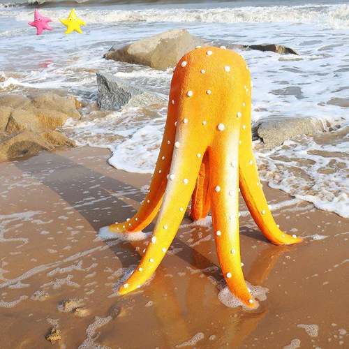 户外海动物贝洋GJI壳章鱼河豚店系列玻璃钢海洋馆海滩商塑装饰雕