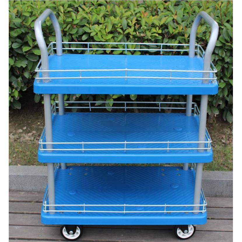 XFXS三层推车车拉车拖搬运车工具车7大号90*60小号73*4兴FEE锋脚