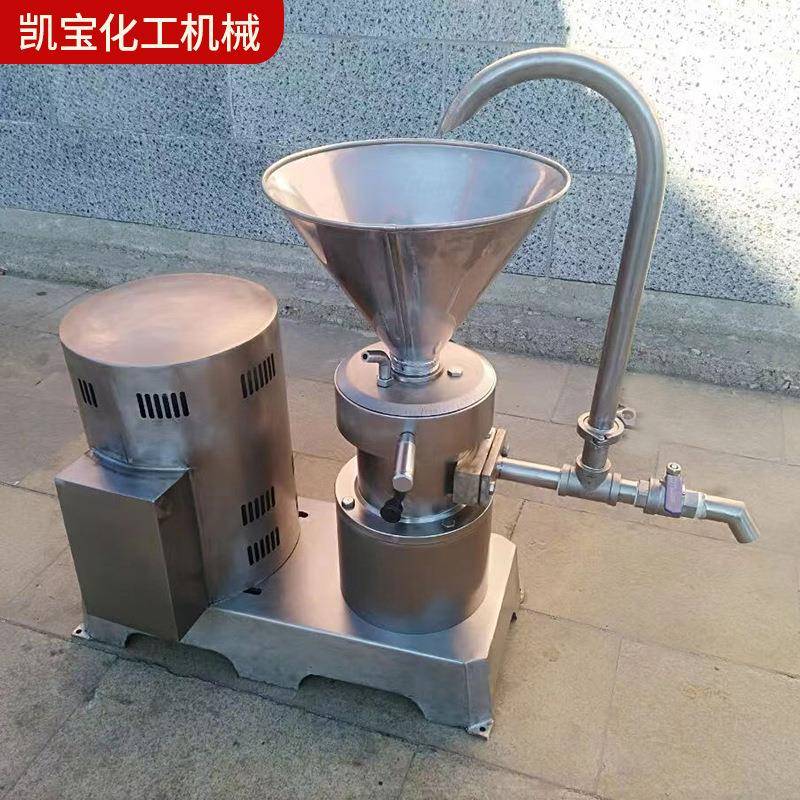 不锈钢花生酱磨磨酱机设备小型胶体机商用FXN全动自立电式动磨豆