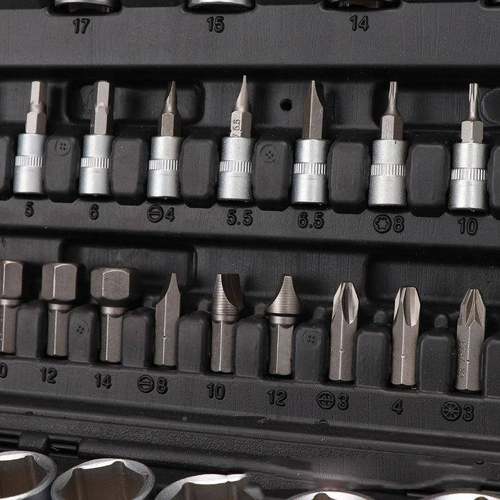 10件18380套筒8棘轮手组合套扳装汽修家用具工箱