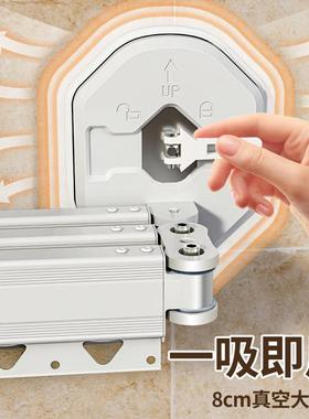 折房叠形浴帘免打孔卫生间淋DFQ1111浴隐干湿分水离隔断帘洗澡防