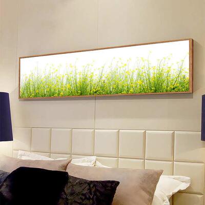 横幅简约现代画壁沙发画墙装饰画床卧室背景房BZO头间卡通挂儿童