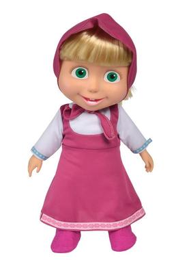 莎人偶公仔大号紫裙玛莎NQL和人偶抱偶过家家可动娃娃公仔40玛c熊