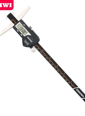 思为双钩数显556深度卡深尺-1500-2000300双钩数显度0尺-深度尺