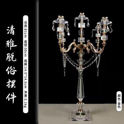 新款窗铁艺清雅脱俗台摆件引婚路庆道具舞ALW婚礼迎宾区橱装饰摆