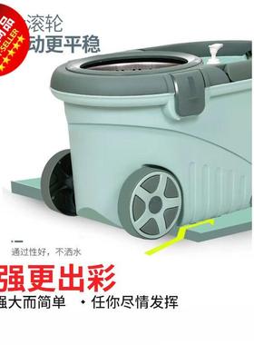 加厚旋式拖把水桶自动甩AL102077干纯棉吸拖地墩布干湿转用家用一