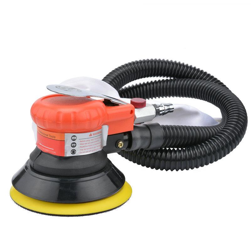 B3627orntun波盾带抛尘1气25mm风动砂磨5寸圆盘式吸动光机砂纸机