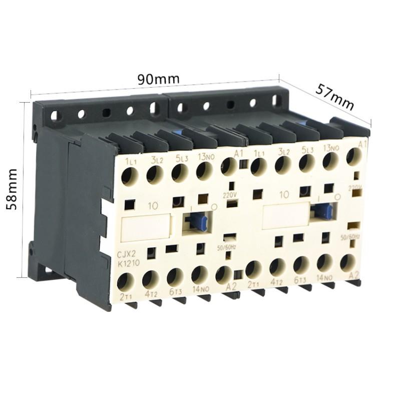 LP2K1201ZCJXN2-KN101KJC1-120GOF1KN2Z联锁可逆直流接触器3P+C