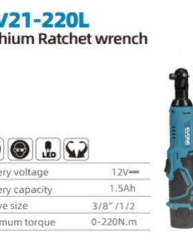 迈电宝厂家直销棘轮扳OHO手动扳手充棘轮9登0度角向充电式电扳手