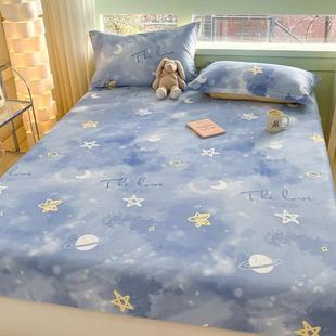 床笠纯棉b#767710100全儿婴宿5四季通用1童米2男孩床罩南棉通2025