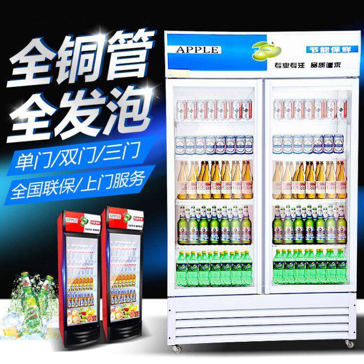 保鲜686式藏展示柜商用立超市单门冰箱冰柜冷门双水果饮料啤酒冷