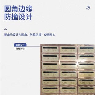 不信锈钢可报箱储存箱储不锈钢意物箱壁挂带锁议投诉建箱源头工厂