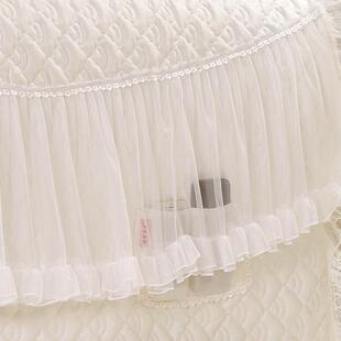 百尘搭蕾丝头other床头套床头盖巾盖床布软包欧罩式靠背防罩简约