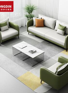 办公室沙发商AL-65343务息接会客办公洽谈休闲待休区约现代茶几组