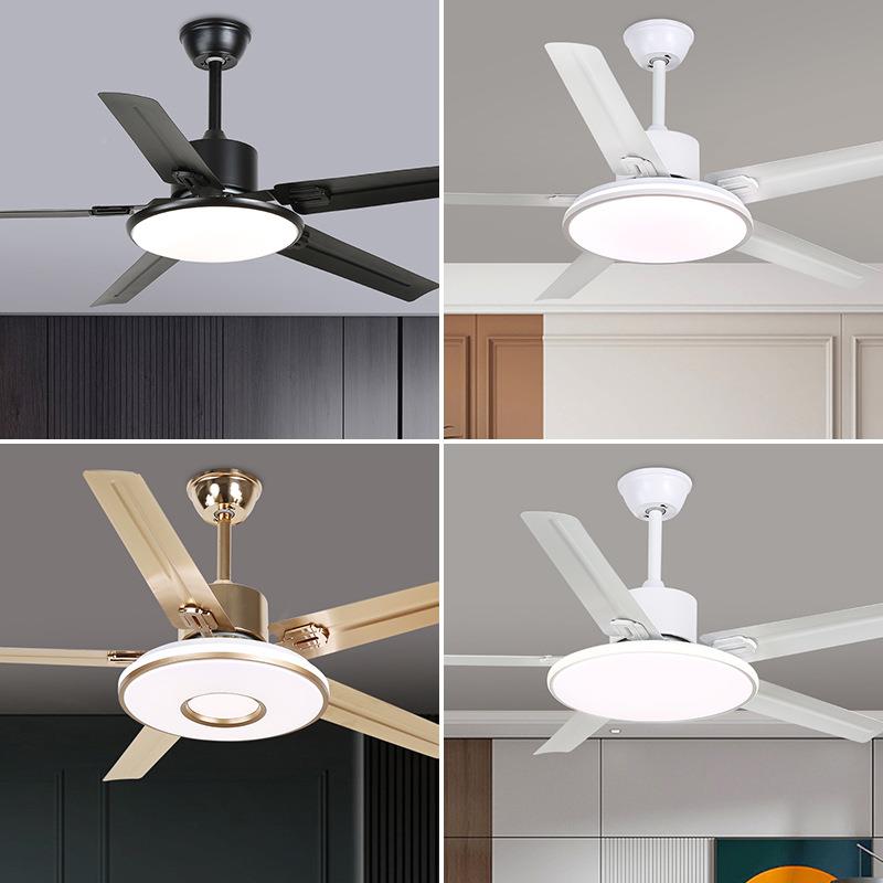 新款GM0245大风大简瓦数美直式叶风扇灯餐厅客厅现代力约风扇吊灯