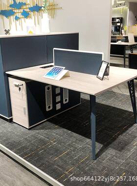 家直销办公家位ZL-D0824办具公桌椅组合职员桌4人位员工桌2厂人自