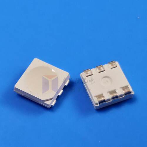 500雾面RG5B灯珠全彩三雾状550七彩LED高YOG亮RGB磨砂红0蓝绿色光