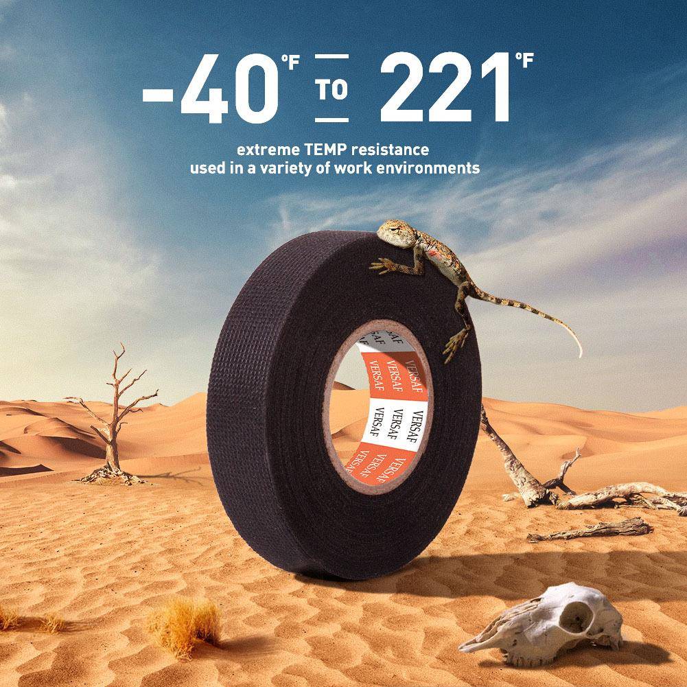 色胶布黑XUZ车汽线束带强粘绒布胶带电工高粘防防震抗静压高粘度