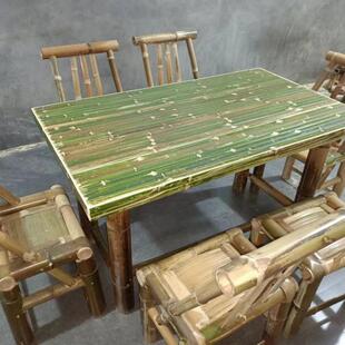 几新中茶台茶式手工竹制围煮茶桌子桌椅套装阳台饮茶DTJ桌椅子炉