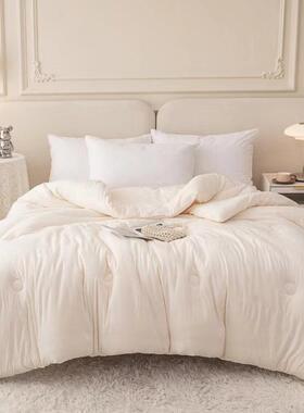 A母类婴级30全棉大豆纤维被单CTI%双人秋被被加厚冬被学生宿舍被