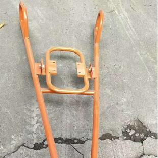 园打桩机橡果胶搬运手车拉货独轮地头钻推运XXI输车地钻钻源头工