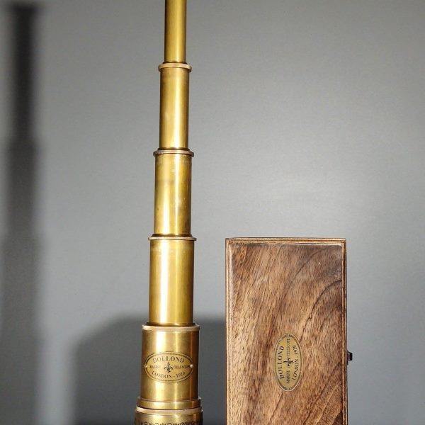 古玩回流纯铜手工单筒望远镜伸缩式复古高清望眼镜古董收藏