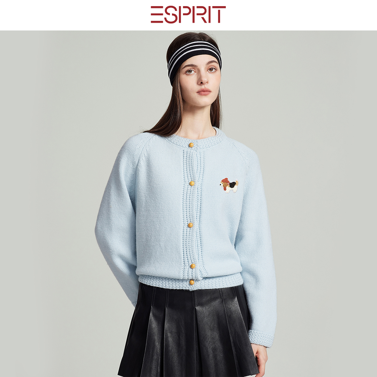 ESPRIT/埃斯普利特卡通刺绣开衫