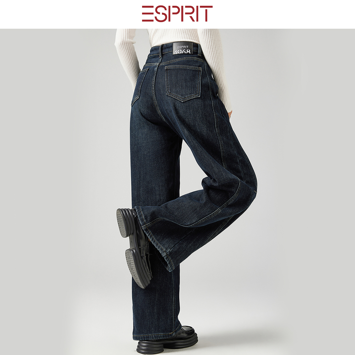 ESPRIT/埃斯普利特复古牛仔裤