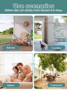 HF5风1英寸空湖蓝M22010方属管铃，中金属顶部和金叶边