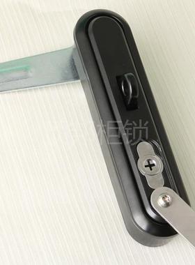 dinbogMSZ80nMS8012Z-12-1-1黑色平面锁工业配电器箱开关机柜控制