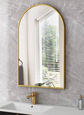 浴室镜铝合金框玄关镜子镜卫生间试边衣间玻璃简尚约TEZ时化妆镜