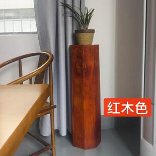 樟实木方木墩花架木墩实木花架玄关景木OOJ香墩花架盆底座摆件底