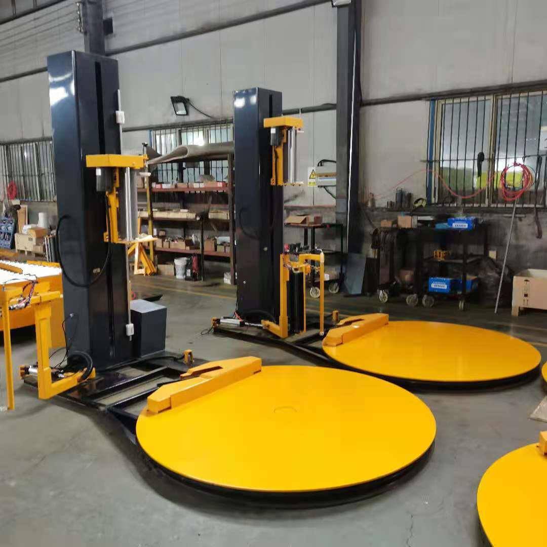 拉伸TP2000F-托盘缠膜绕包机厂家直销全自动膜缠绕机缠膜机打转盘