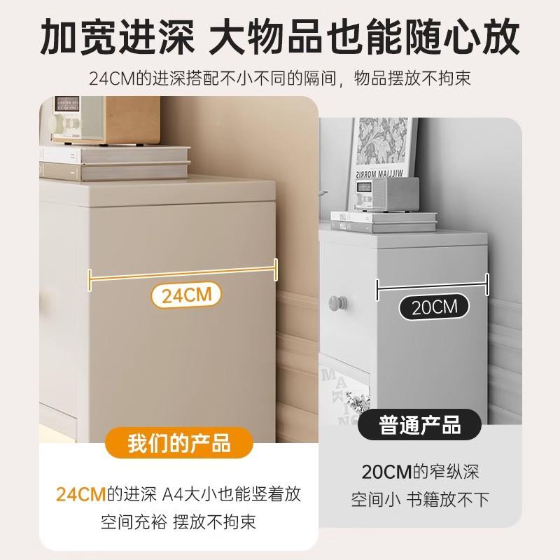书格简子柜卧室靠柜墙床边隔断柜八矮柜约SG0103家用格柜储物柜落