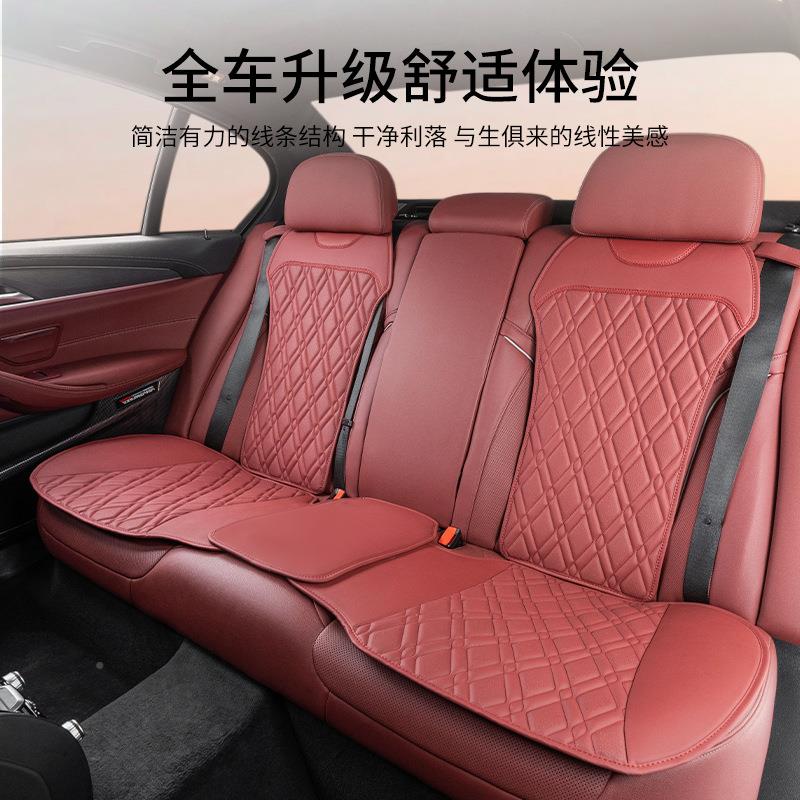 汽座车通用四季坐垫半包坐套套皮革透气高353档坐垫车排内座椅后