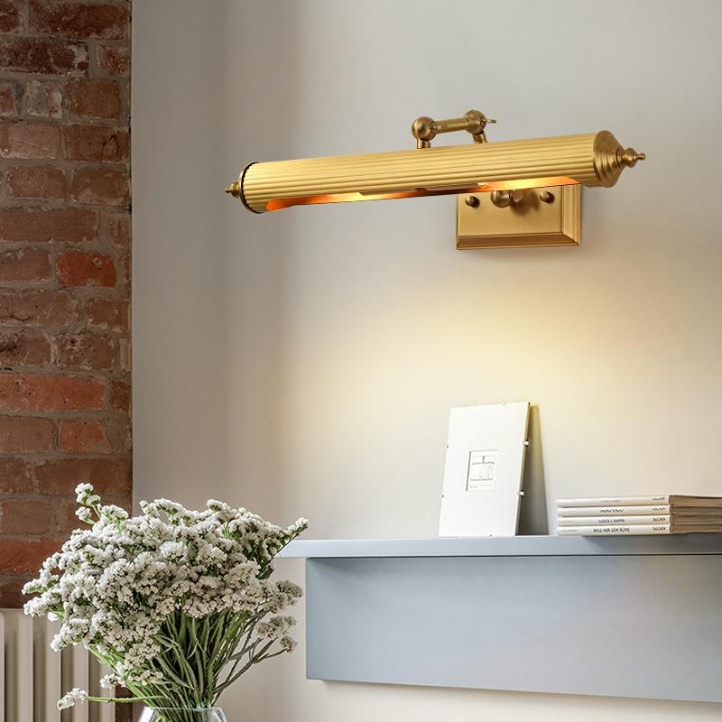 美式全镜前灯书店书GB-9352墙灯具店铺镜酒店洗墙别墅卫铜生灯间