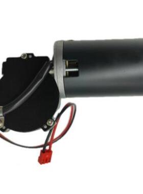 有刷直流QTH减速机24V35W60螺转涡轮杆D6电0蜗直径齿轮纹轴马达电