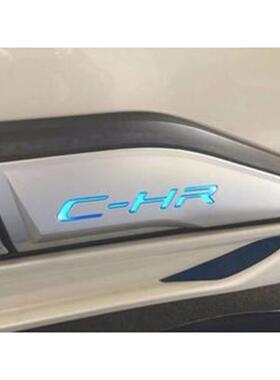 16H-23款车CR改装车身防擦条版款C-HR加装门78588电镀装饰防大撞