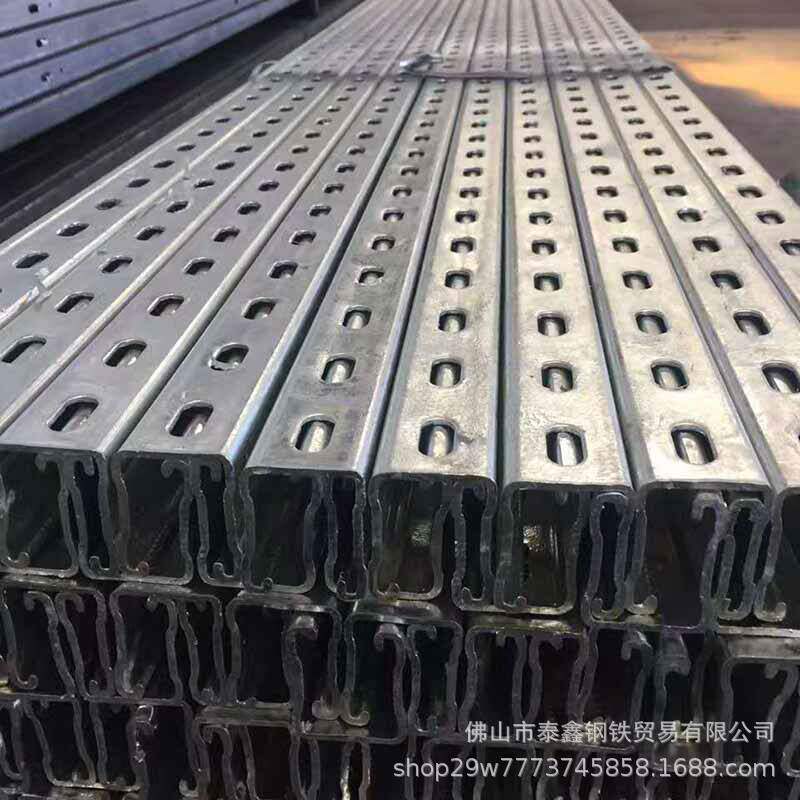 广东批发太阳能光伏支架41*4141*62热镀锌UC型光伏支吊架支座