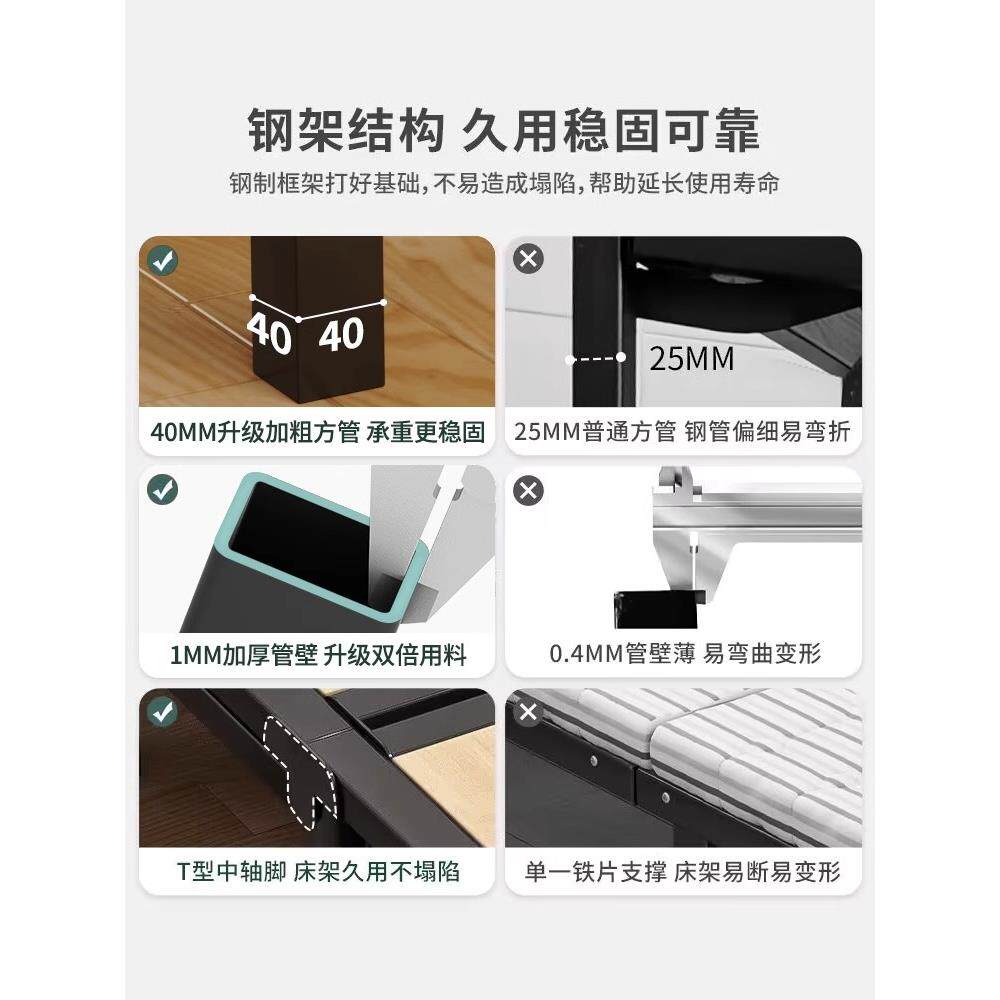 折叠床单床家用成人午简易人双人床米宿床舍出租房硬板床铁HIY床