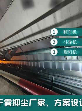 工矿场LLU港口尘干雾抑尘主机能电厂华除安装效业果图