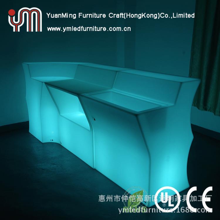 YM-BT160酒厂家户现货欧式酒吧LED发光吧台柜转角红外鸡尾网休闲