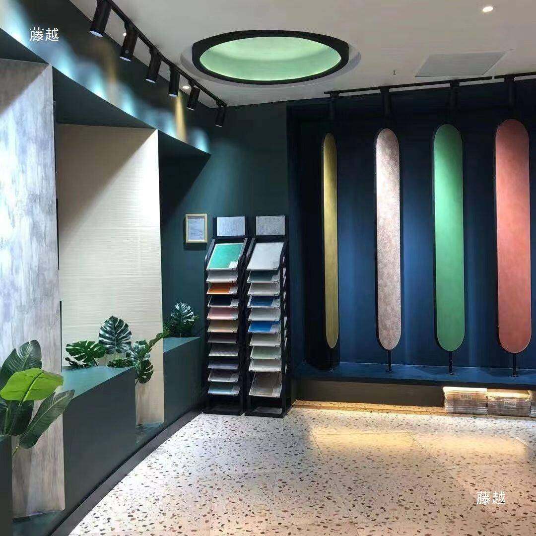 橱窗漆艺术漆展示架纸墙风涂料屏水性石乳胶样板旋转00002展架子
