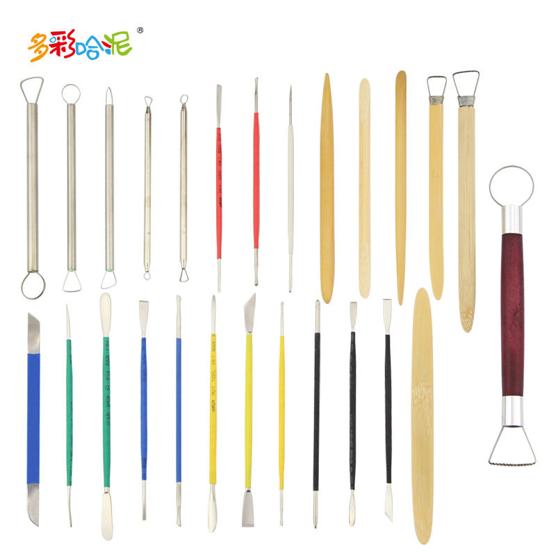 专业精雕油泥雕塑工具26件套 陶艺模型泥塑工具雕刻软陶泥雕工具