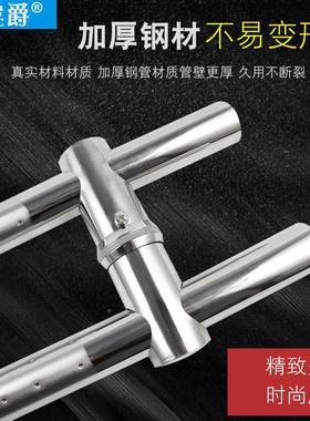 3爵可调节孔距04不锈玻璃门拉手大门宾拉手木门KTV浴室移钢门VIG