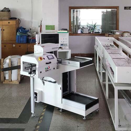 全自动L型机上下板回605焊收下接驳PCB板料框省流空间迷你收板机