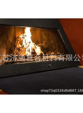 烤济通户用阻燃壁炉XVJ火坑家垫外烧防火垫玻璃纤维耐高温防火毯