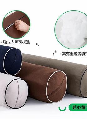 男生款等洗身睡觉专用单人夹可拆棉麻沙发床上靠枕条侧腿睡长OYJ