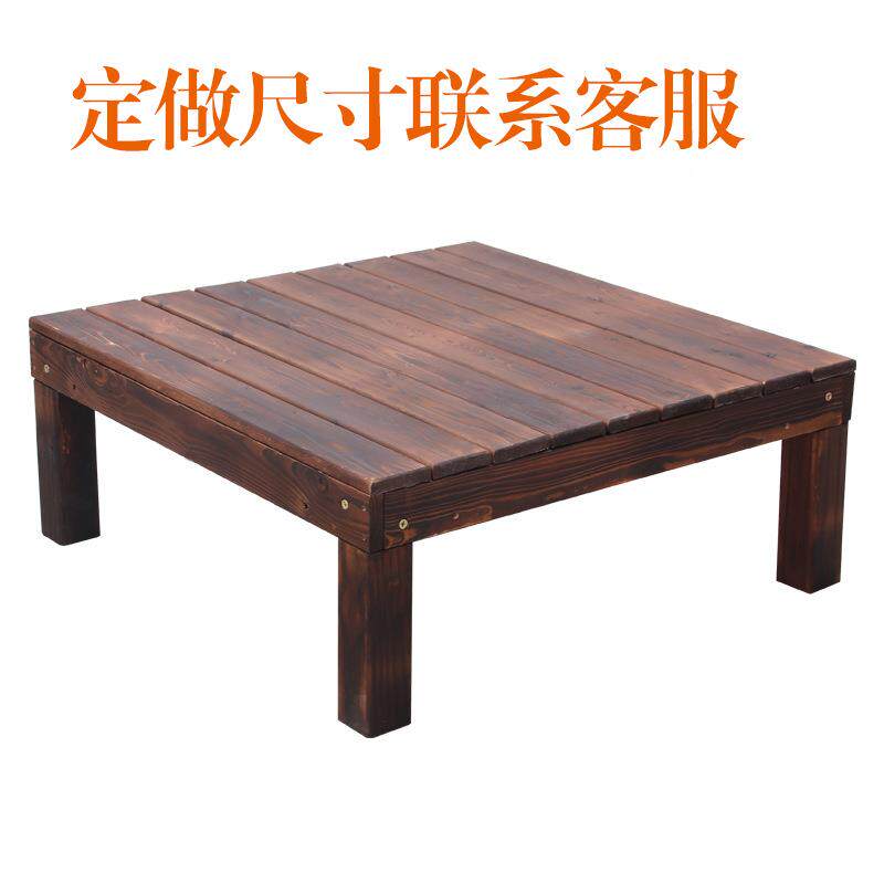 台用浴室小台花阶户外室F9675MSH外院子碳化防腐木架阳门口脚踏家