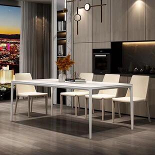 意大利拉美岩板餐桌会岩议金桌铝合长方形现代意式德娜利丰Q402板